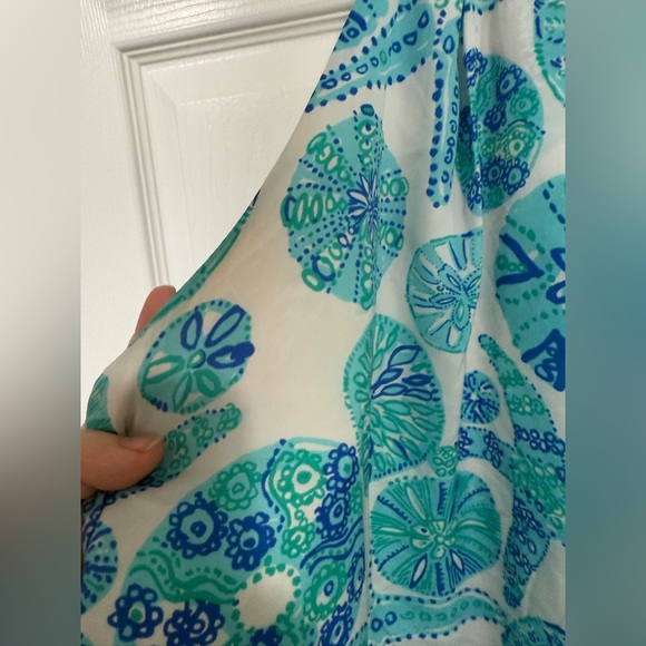 Lilly Pulitzer for Target Nautical Teal and White Patterned Tank XXL - Picture 8 of 8